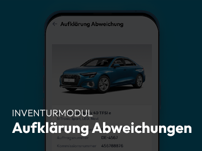 Key-Visual zu SEG salesmate Inventurmodul